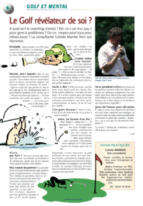 ART. Golf révélateur de soi - GOLF RH-ALP AVRIL 09